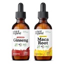 Ghimbir sălbatic și organic 2 fl oz & Maca Root Tincture 2 fl oz