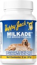 HAPPY JACK Milkade Dog Breeding & Nursing Provisions, Milk Production Aid for Female Dogs & Healthy Litter, Gravida Prenatal Vitamina cu vitamina B1 (2 oz)