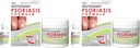 Dr. Blaines NEVITADERM Psoriazis Formula - Crema Topical cu gudron de cărbune, Ceai ulei de copac și ulei de lavandă pentru mâncărime, flacari, uscat, crăpate Skin Relief - 4 fl. oz. - Include sticla dimensiune călătorie (2-pack)