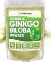 XPRS Nutra Organic Ginkgo Biloba pulbere - Gingko Biloba Suplimente pentru cogniție - Vegan prietenos Ginkoba Biloba Organic - Imunitate Boosting Ginkgo Biloba pulbere (8 oz)