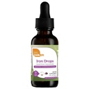 Zahler Picături de fier, concentrat lichid, Formula de fier blând și non-consceptibil, 2 Fl OZ