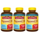 Natura Made Organic Flaxseed ulei 1400 mg 700mg Omega 3 100 lichid Softgels 3 PACK