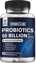 Probiotice 50 Miliarde, 23 dungi cu prebiotice organice, suport digestiv si imun, Freeze-Dryed, intarziere-Release, Mai bine decat un duzin de iaurturi, 60 Vegan Caps