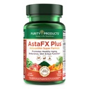 Produse de puritate AstaFX Plus - Astaxanthin Super Formula - 30 zile de aprovizionare de suport rezistenta - Promoveaza sanatatea pielii - Sustine sanatatea vizuala - pana la 6,000 de ori mai puternic decat vitamina C