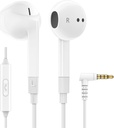 LUDOS FEROX Cască cu fir în-Ear Căști, Garanție 5 ani, Căști cu Microfon, Izolație de zgomot Cordonat pentru 3.5mm Jack Muguri urechi pentru iPhone, Samsung, Computer, Laptop, Copii, Studenți școlari