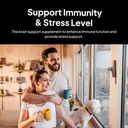 Medic Morse Nervos Brain & Nervosis Systems Support - Suport Imunity & Stress Level - Naturopath Formulated Nootropic Supplement - Ginkgo Leaf, Gotu Kola, Astragalus Root & Butchers Broom - 90 Capsule