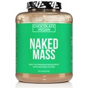 NAKED Vegan Mass - Chocolate Vegan Greutate Gainer - 1,280 Calorii, Non-GMO, Soy & Gluten gratuit, fără ingrediente artificiale - 8LB vrac - 11 Serviri