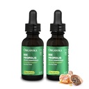 Organika Propolis Tinctură 1 oz x 2 Pack: Extract de Propolis curat și Vegan pentru apărare imună, gât, și respirație - fără gluten, OMG-uri, arome artificiale - 20 zile Prop picături de aprovizionare