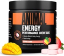 Natural Energy Chews, Rapid Actoring Energy with Cafeine, Nootrops and Sea Salt for Focus and Pre Workout - Convenabil şi delicios Chews Format - Mango