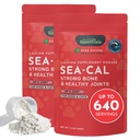 Animal Essentials Sea-Cal - Pure Seaweed Calciu pulbere pentru câini cu magneziu, Supliment comun pentru câini și pisici pentru oase sănătoase și dinți, Sănătate comună, Calciu Seaweed Islanda - 12 oz (Pachet de 2)