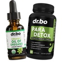 Ulei de Oregano Picături lichide organice și capace de sănătate Gut - Ulei de picături de Oregano Extract de tinctură & Pastile intestinale Herbal Wormwood negru nuc Cuptoare Immune suport - plante organice