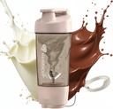 Uracup 22 Oz Proteine Shaker Sticla pentru amestecuri de proteine, BPA Free Proteine Shaker Cupe pentru Shakes Proteine, Whey Powder Smoothie Cup pentru preworkout Mixer Sticla, Gym Accesorii pentru Femei & Bărbați, Gray