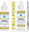 Cellfood SAM-e Liquid Formula+, 1 fl oz - Suport comun & Sănătatea ficatului - Lichid pentru absorbţie mai uşoară şi o mai bună biodisponibilitatea - Gluten gratuit, non-GMO - 30 de zile de aprovizionare