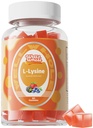 L-Lysine Gummies 1000mg - L-Lysine Suplimente pentru copii și adulți - Lip and Cold Sore* Sprijin pentru femei - Gume masticabile Lysine cu vitamina B12 - Vegan, Non OMG, Gluten-free, 60 Counts