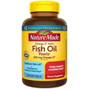 Natura făcut Omega 3 Suplimente de ulei de pește, 550 mg per servire, ulei de pește Omega 3 Suplimente ca esteri de etil pentru suport cardiac sănătos, 300 Softgels, 100 zile de aprovizionare