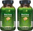 Irwin Naturals Bloat-Away - Suport pentru balanta de apa - Electroliti releni si minerale esentiale - 60 Soft-Gels lichid - 2 Pack