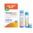 Boiron ThroatCalm On The Go Travel Essential for Relief of Sore Throat, or Scratchy, Red or Dry Throat, and Harseness - 2 Count (160 Pellets)