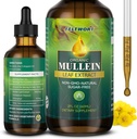 Mullein picături - Lung Cleanse - Extract de frunze - puternic Mullein pentru suport imunitar, Detox & Suport respirator - Suplimente vegetale - 2 Oz-6