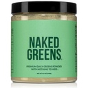 NAKED Super Greens Powder Greens Supliment organic - Doar 10 ingrediente premium - Vegan, non-GMO, prebiotic și probiotic - 35 Serviri