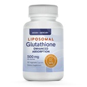 Liposomal Glutatione non-GMO, Gluten gratuit 500 mg supliment - Poate oferi suport imunitar, Detox hepatic, Brain Health and Heart Health - 60 Glutatione capsule