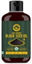 Black Seed/Nigella Sativa/Kalonji Seeds Oil (10.15 fl oz), Virgin Cold-Pressed, Pure & Natural, No OMG, Untrated Black Seed Oil 