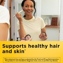Natura făcut Biotin 1000 mcg, Supliment alimentar sprijină sănătos păr & piele, 120 Softgels, 120 de zile de aprovizionare (Pachet de 2)