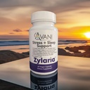 Avani Health - Zylaria Plus Sleep Support - zZz Sleep Aid şi Adrenal Fatigabilitate Supliment - Cădeţi mai repede şi treziţi-vă mai puţin în timpul nopţii + 20:1 Extract de rădăcină Valerian - 60 capsule Vegan