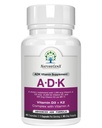 ADK Suplimentul de vitamine 5000 UI - Vitamine de mare potenta A, D3 si K2 pentru sanatatea osoasa si absorbtie de calciu 