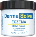 Dermasolve Full Body Eczeme Relief Lotion Cream - Flare Control Terapie Balsam care protejează, moisturizeaza, și reparații Skin Kids, Bebeluși și adulți - Steroid gratuit (4 Fl Oz, 1)