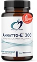 Design-uri pentru sănătate Annatto-E 300mg Tocotrienols Vitamina E - Delta + Gamma Tocotrienols pentru a sprijini Heart Health, Eye Health, imbatranire sanatoasa - DeltaGold Antioxidanti Supliment (60 Vitamina E Softgels)
