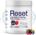 Reset Wild Berry 6 Energy Electrolytes, Metil B12, Metil Folate, roz Marea sare, verde frunze de ceai și extractii de cafea verde, Super B Complex, Biotina, Zinc, 72 Trace Minerale