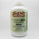 Holly Hill Health Foods, PureWay-C 500 MG cu 100 MG Bioflavonoids, Buffered, 240 Capsule vegetariene (8 lună de aprovizionare)