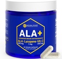 Natural STACKS Alpha Acid lipoic 600mg w/Lycopene și vitamina C - Supliment pentru imunitate și funcție celulară - Supliment pentru sănătatea creierului
