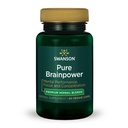 Swanson Pure Brainpower Brain Health Cognitive Memory Focus Support Brain-Derived Neurotrofic Factor (BDNF) Herbal Supplement (Ginkgo Biloba, Bacopa Monnieri) 60 Veggie Capsule (Veg Caps) Vegan
