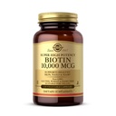 Solgar Biotin 10000 mcg Capsule vegetale Energie Metabolism promovează sănătos unghii piele par super mare potenta nonGMO Vegan gluten gratuit lactate Kosher serviri, Standard de ambalare, nearomatizate, 120 conte