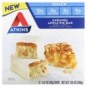 Atkins Snack, Caramel Apple Pie Bar, 5 Baruri, 1.41 oz (40 g) Fiecare