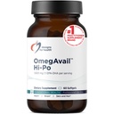 Proiectări pentru sănătate OmegAvail Hi-Po - TG (Trigliceride) Suplimentul Omega-3 ulei de pește, 1600mg EPA/DHA per servire cu lamaie + vitamina E pentru a minimiza gustul peștelui (60 Softgels)