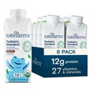 KATE AGRICULTURE Pediatrie organică 1.2 Agitaţie nutriţională înaltă de ciocolată Calorie, 12g Proteină, 27 Vitamine şi Minerale, Înlocuirea mesei, 8.45 oz (6 ambalaj)