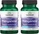Swanson Albion Chelated Mangan 10 Milligrams 180 Capsule (2 ambalaj)