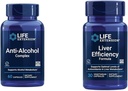 Extensie de viață de asistență de sănătate hepatică Bundle cu anti-Alcohol Complex și Formula de eficiență hepatică
