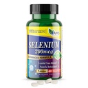 America Medic & Science Seleniu 200 mcg (1 pachet de 60 comprimate) Supliment alimentar pur pentru bărbaţi şi femei, Trace esenţiale minerale şi antioxidant puternic cel mai bun pentru suport imunitar şi sănătatea tiroidiană