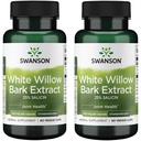 Swanson Putere maxima alb salcie scoarta extract-Promote Suport comun & musculare-standardizat la 25% Salicin-natural supliment cu nici o iritatie stomac (60 Veggie Caps, 500 mg fiecare) 2 ambalaj