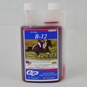 SU-PER B-12 Suplimentul pentru cai energetici - Vitaminele equine B-12 & B-9 Suport pentru acid folic lichid - Red Blood Cell Production & Stamina Support for Peak Performance - Quart, (2 Pack)