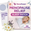 Răcire petice de somn confortabil pentru femei - Menopauza Ajutor pentru o mai bună dormit - Supliment de somn pentru relaxare și rezistență suplimentară - Suport Flash-uri fierbinți, somn de calitate și reducerea oboselii - 30 patch-uri