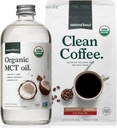 Natural Force Organic Ground Clean Coffee + Organic MCT Oil Bundle 