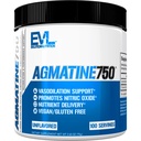 Evlution Agmatine Sulfate Oxid azotat pulbere Nutriție concentrație ridicată Agmatină Sulfat Pulbere Oxid azotic Supliment pentru pompe de mare intensitate de creștere musculare recuperare și performanță - Nearomat