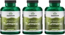 Swanson Full Spectrum Turmeric (Curcumin) - Joint Health, Digestion, Heart Health & Liver Supplement - Curcuma Longa Formula Promovarea suportului de memorie - (240 capsule) 3 Pack