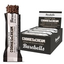 Barebells Proteine Baruri cookie-uri si crema - 12 Conte, 20g High Proteine Treats - Chocolate Nutrition Bar cu 1g Total Sugars - On-The-Go Breakfast sau Post-Workout Snack