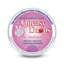 3 Lollies Drops Queasy - Aroma de zmeură acru - Boala de călătorie şi greaţă Relief, Soothes Stomac & gură uscată, Ingrediente naturale - 21 t