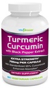 Complex cu curcumina turmerica cu extract de piper negru - 755 mg per capsulă, 180 Veg. Caps - Contine Piperina (pentru absorbtie superioara si bio-Availabilitate tumerica) si 95% Curcuminoide standardizate
